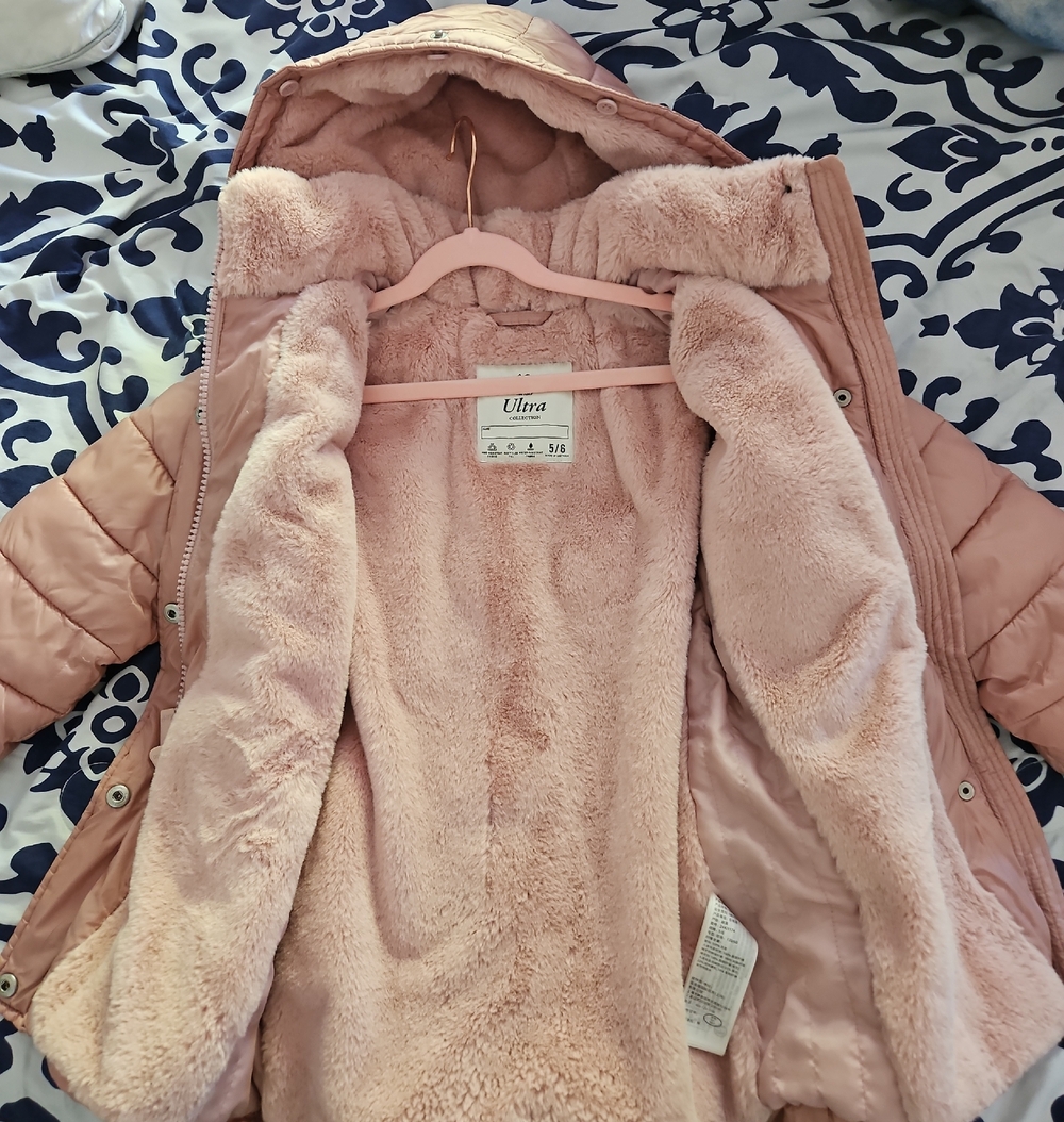 Abercrombie & Fitch Pink Ultra Collection Plush Jacket
